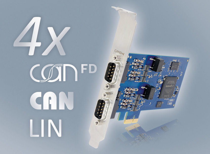 Stærk CAN-FD multikanal Ixxat PC-grænseflade til automobil-testsystemer og industrielle anvendelser